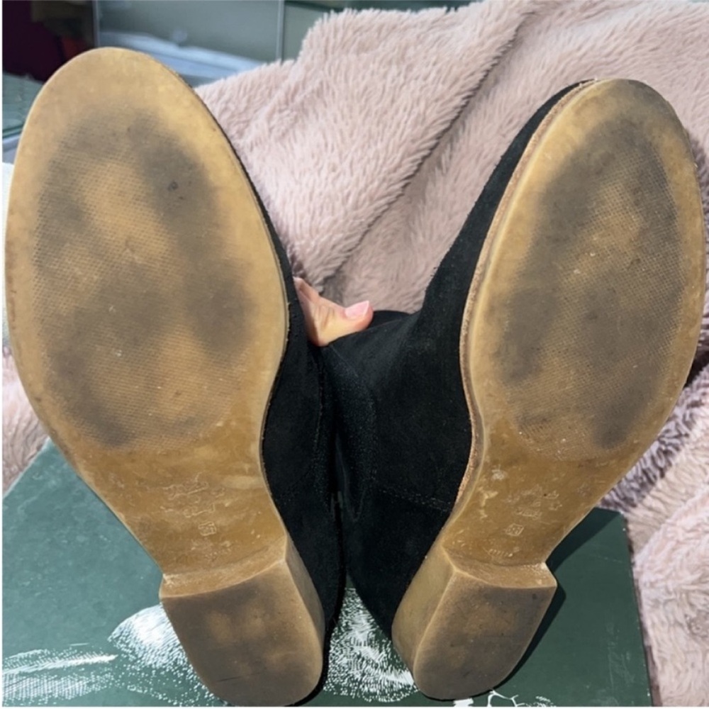 Roots | Women’s Size 36 (6) Black Suede Italian Wedge Booties - Picture 8 of 9